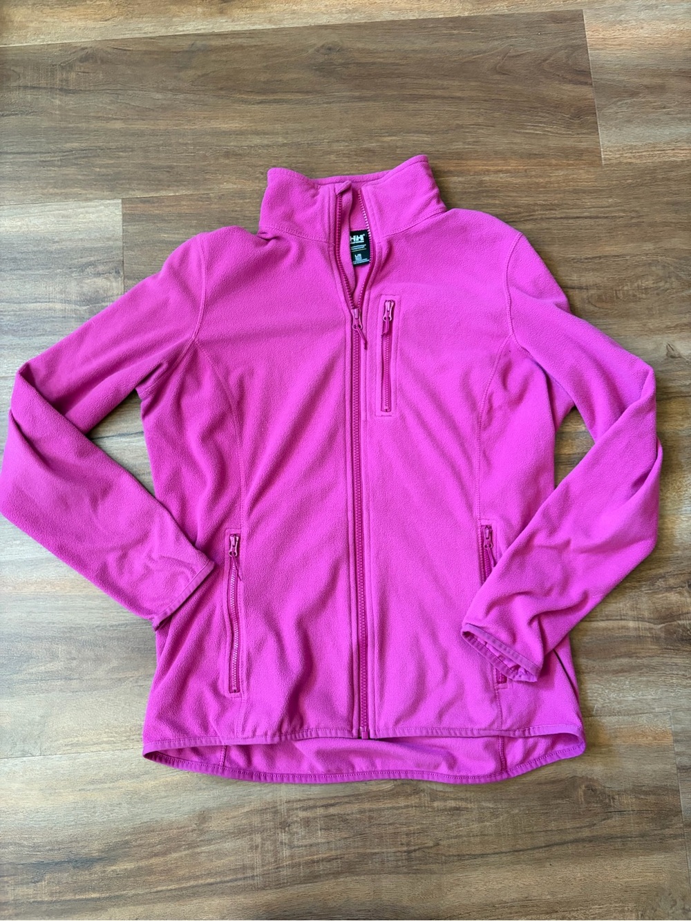 Helly Hansen Pink Fleece Jacket Full Zip Lightweight Outdoor Y2K Gorpcore - Picture 2 of 10